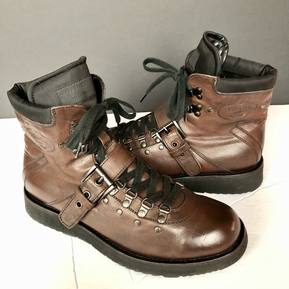 Prada Boots Men US 8.5 EU 41.5 UK 7.5 RRP $1850